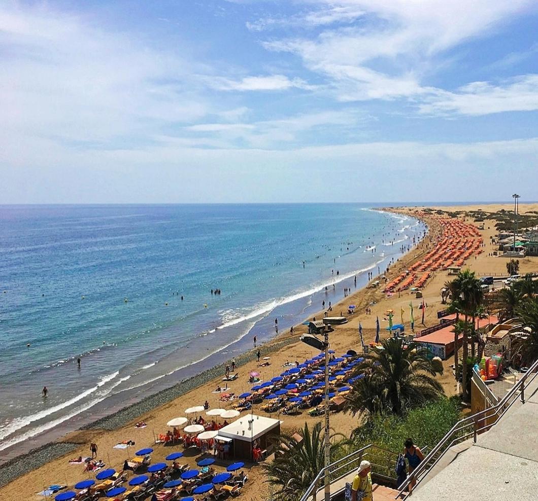 Apartment In The Heart Of Playa Del Ingles San Bartolomé Dış mekan fotoğraf